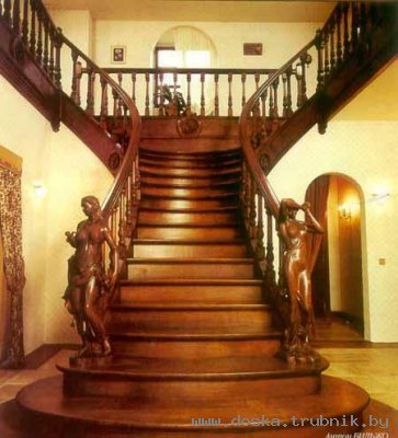 Лестницы, элементы деревянных лестниц.