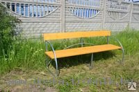 Лавочка со спинкой.