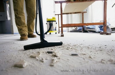 Уборка помещений после строительства, ремонта