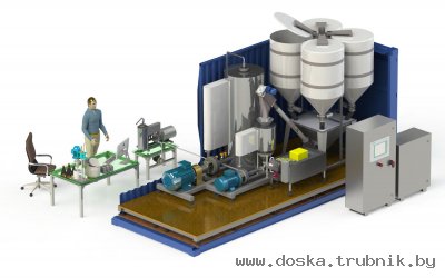 Мини-завод по производству сгущенного молока из сухих компонентов