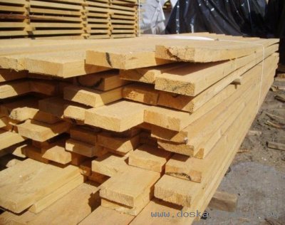 Доска обрезная сосновая от производителя