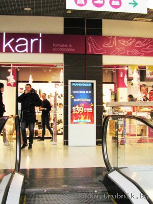 Реклама в торговых центрах Минска и Могилёва