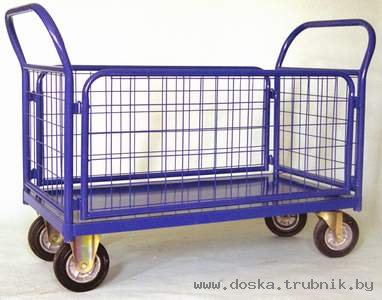 Тележка платформенная ТП-6 и ТП-12 на 500 кг. Предназначена для перевозки любых грузов. Цена 1680000 руб. Разные модели и размеры. Собственное производство.