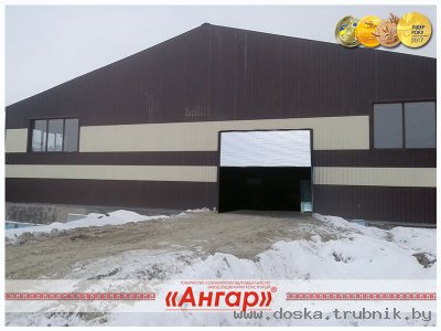 Изготовление и продажа прямостенных быстромонтируемых ангаров (металлоконструкций)