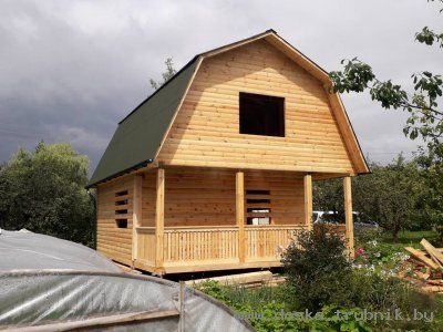 Отличный сруб Дома для дачи из бруса 6 х 8