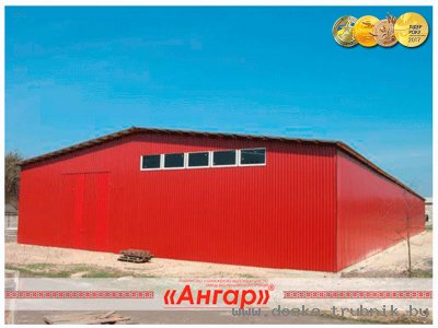 Продажа прямостенных сборно-разборных ангаров