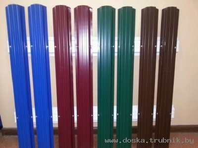 Металлический штакетник для забора